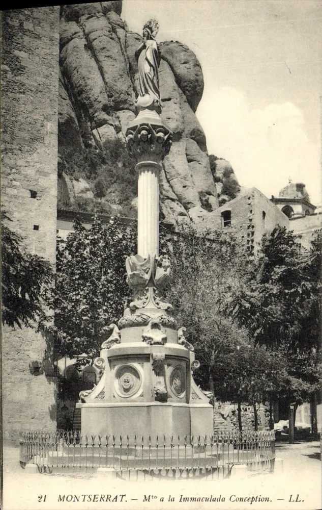 Montserrat — Monumento à Imaculada Conceição — LL. - Frente