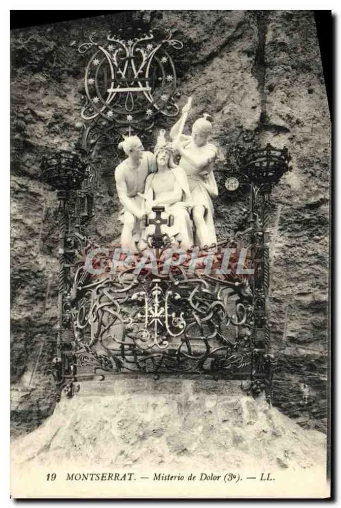 Montserrat — Misterio de Dolor (3º) — LL. - Frente