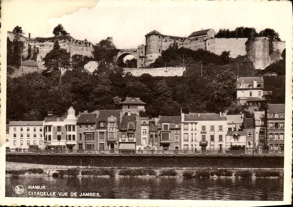 Namur - Citadelle vue de Jambes — éditeur Erm. Thill, Bruxelles, n° 12 - Recto