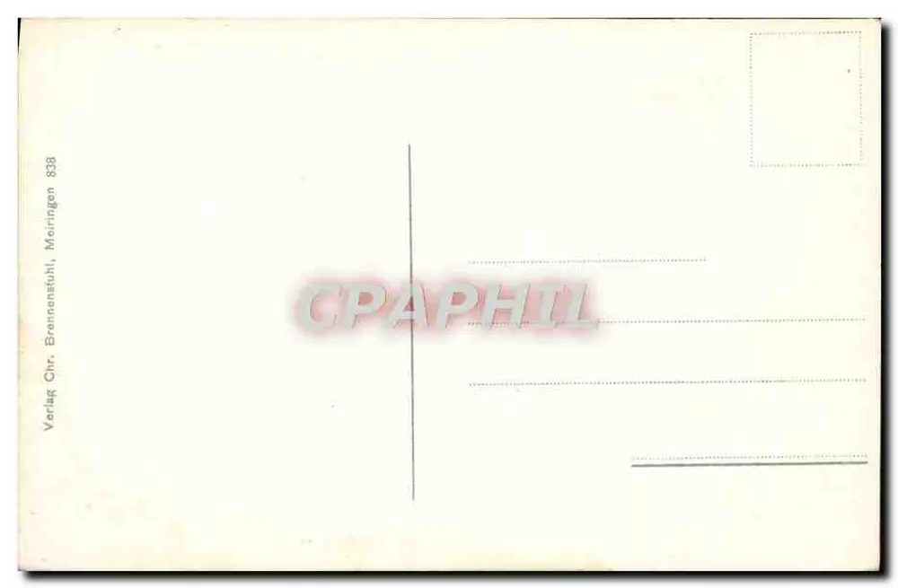 Niesebahn — montanha e funicular — Verlag Chr. Brennenstuhl, Mairingen 838 - Verso