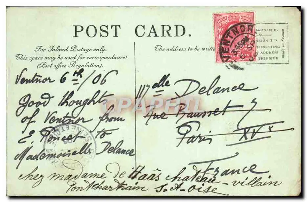 Ventnor (Isle of Wight) — Esplanade — LL. — Éditeur LL. - Verso