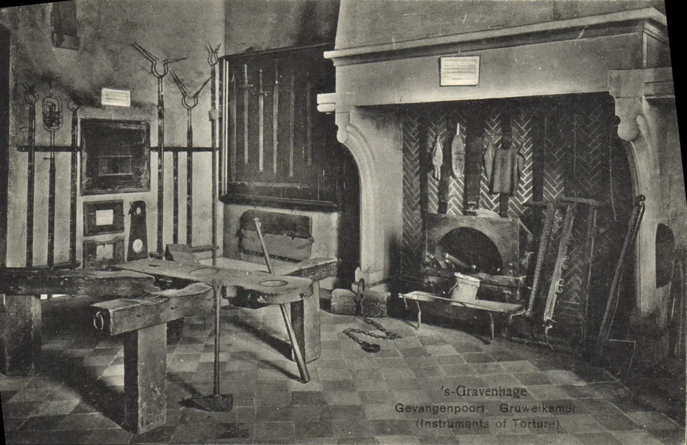 Gevangenoort Gruwelkamer — Folterinstrumente — 's-Gravenhage - Vorderseite