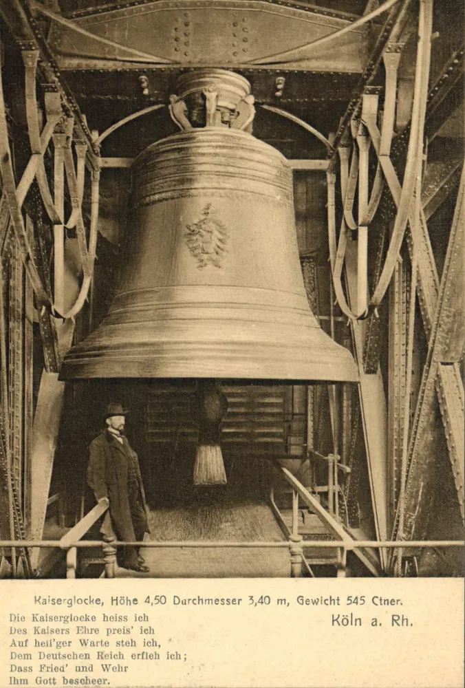 Kaiserglocke — Kölle — uitgever Lichtpostkarten & N. Tschu, serie 118 - Voorkant