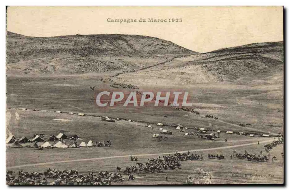 Campanha do Marrocos 1925 — Punta H. Surro, Editor H. Surro, Paris - Frente