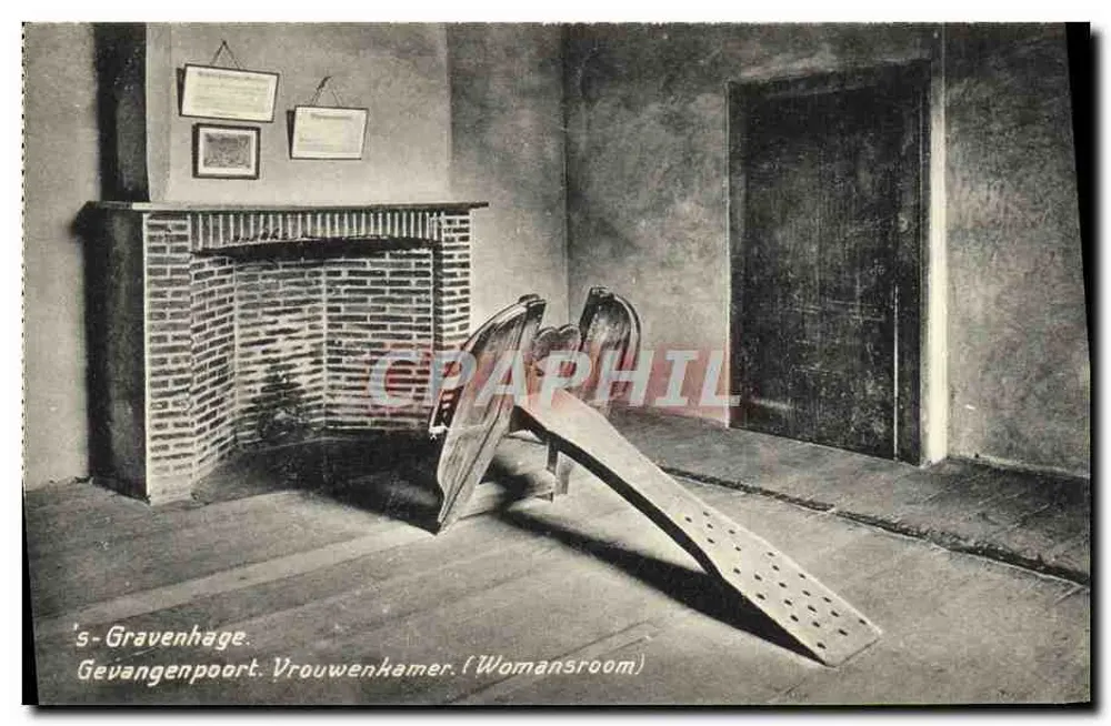 ’s-Gravenhage - Gevangenpoort. Vrouwenkamer. (Womansroom) — Verlag H. J. van der Horst - Vorderseite
