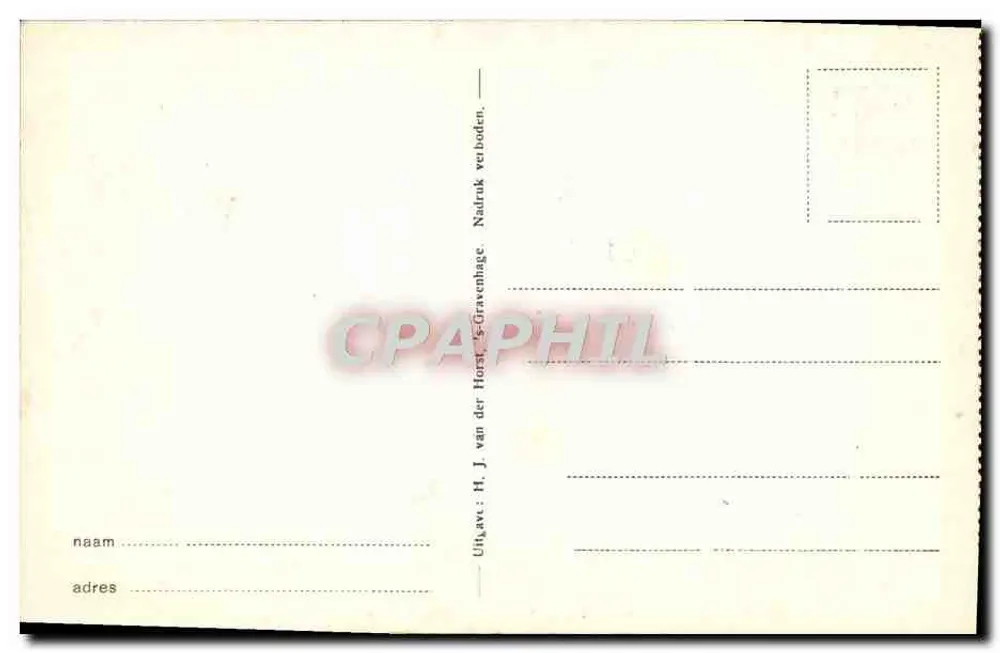 Den Haag — Gevangenpoort — IJzeren Kamer (Sala de Ferro) - Verso