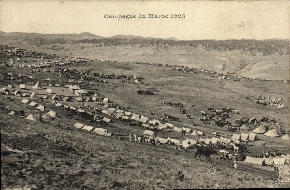 Campanha do Marrocos 1925 — Edição H. D. Serene, n° 55 - Frente