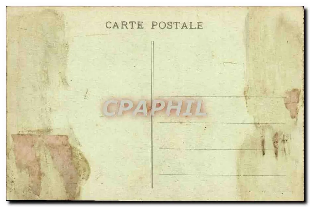 Campanha do Marrocos 1925 — soldados em formação atrás de um muro de pedras — Edição H. P. Serero, Fès - Verso