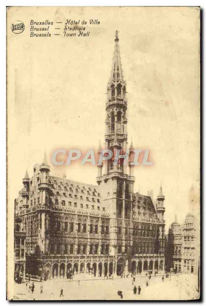 Bruxelas — Hotel de Ville — VEGIA - Frente