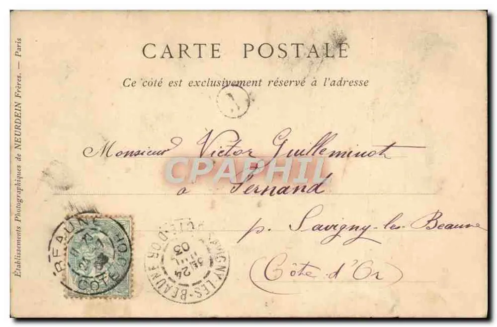 Chameaux à la Ségouia — scène de désert avec un berger — éditeur Chaudron Saul, n° 16 - Achterkant