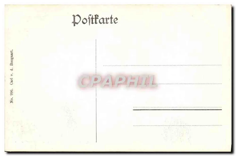 Wiesbaden — Neuer Hauptbahnhof, Einfahrthallen — Carl v. d. Bogaart, No. 996 - Verso
