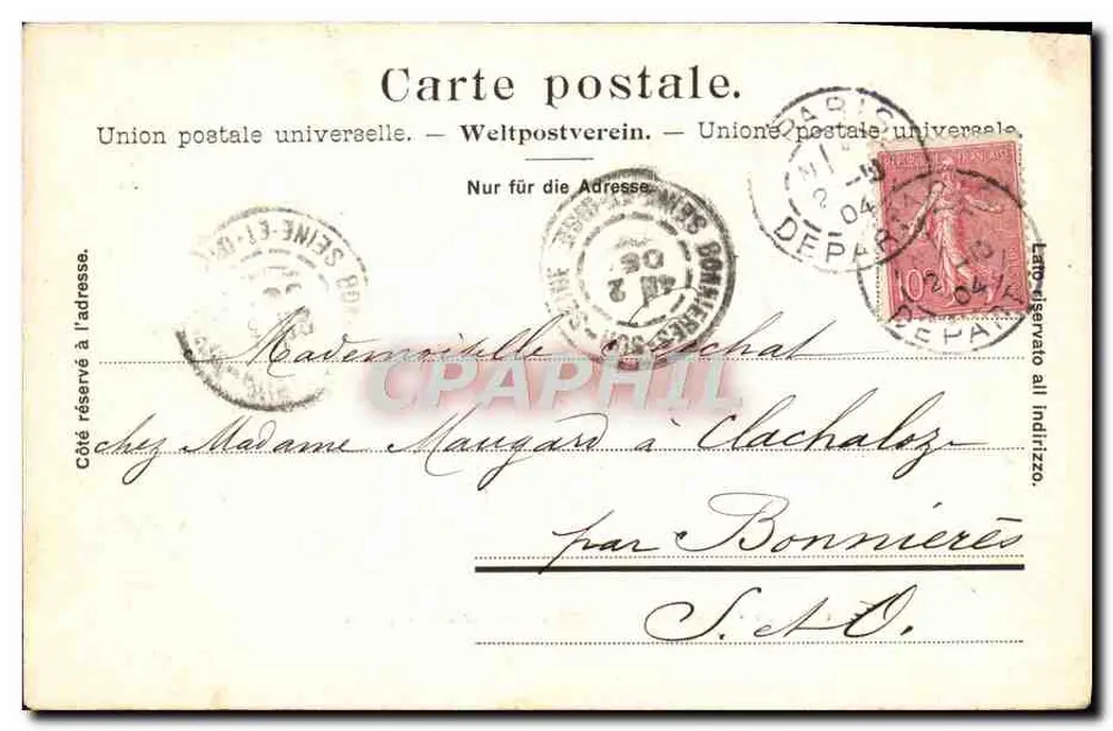Brunnen — Hotel Drossel und Eden mit den Mythen — Édition Photobloc Co. Zurich, Nr. 4496 - Rückseite