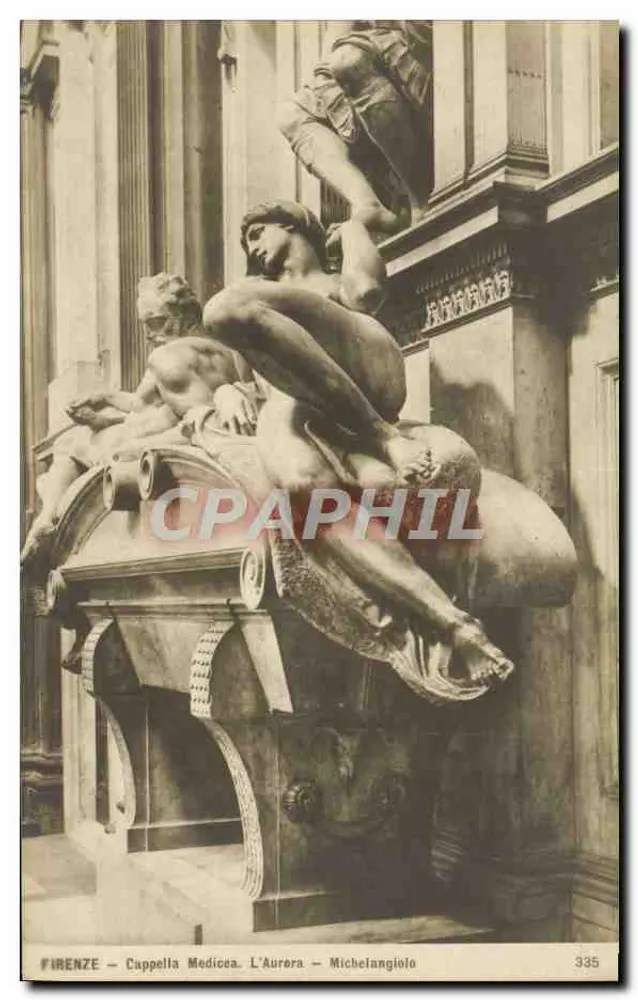 FIRENZE — Medische kapel. De Aurora — Michelangelo — n° 335 - Voorkant