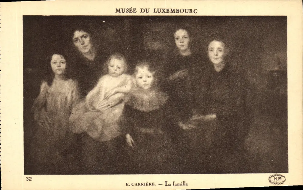 Museum Luxembourg — E. Carrière — Die Familie — H.M. n°32 - Vorderseite