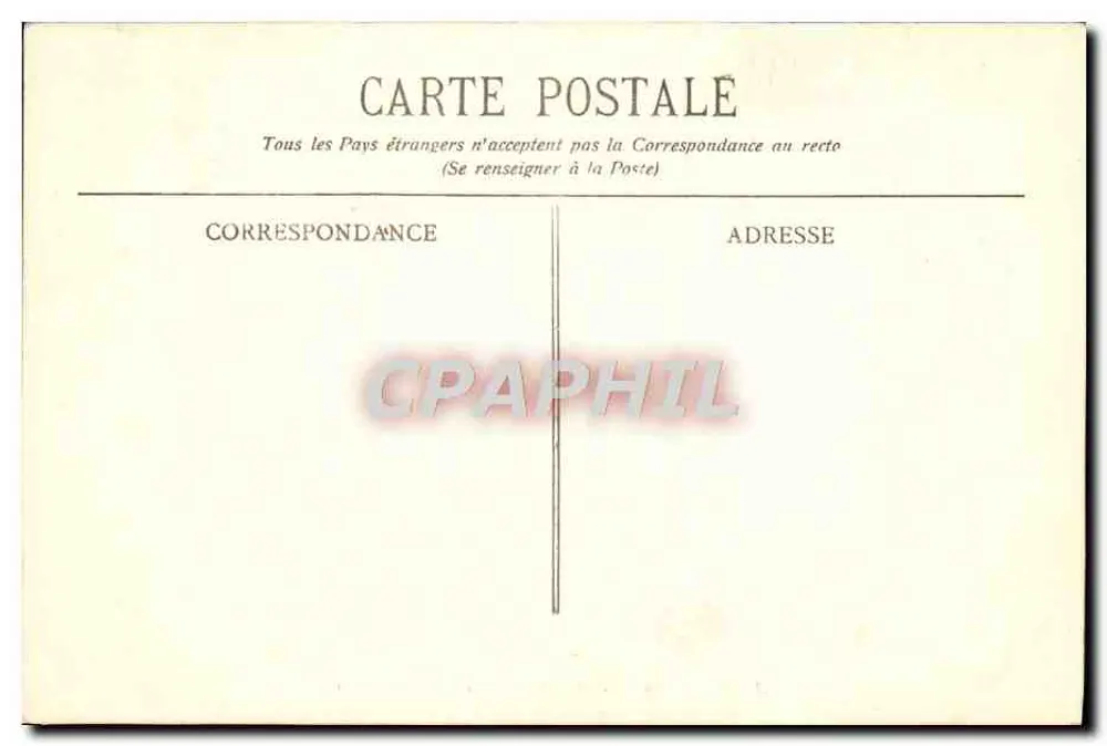 Alger - Die Place Randon und die Rue Marengo — E. S. n°1221 - Rückseite