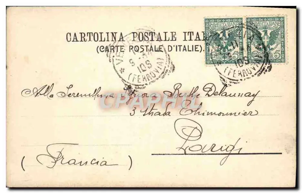 Venezia - Ponte di Rialto — editore 'Venetia' n° 24 - Verso