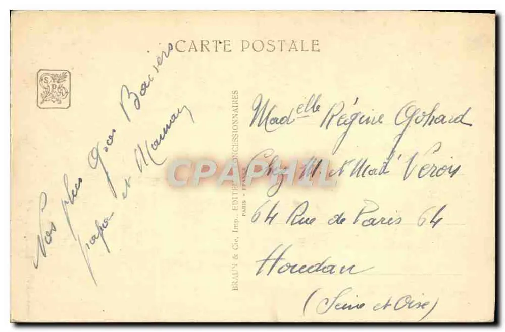 Das Restaurant der Indochine — Internationale Kolonialausstellung — Paris 1931 - Rückseite
