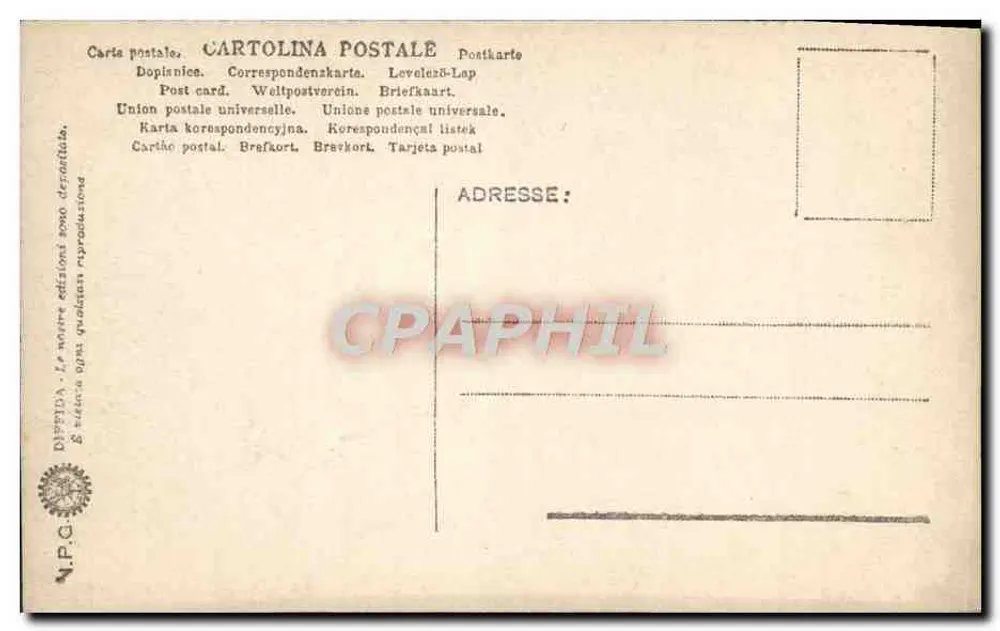 FIRENZE - Externo de Or S Michele — N.P.C. n° 52 - Verso