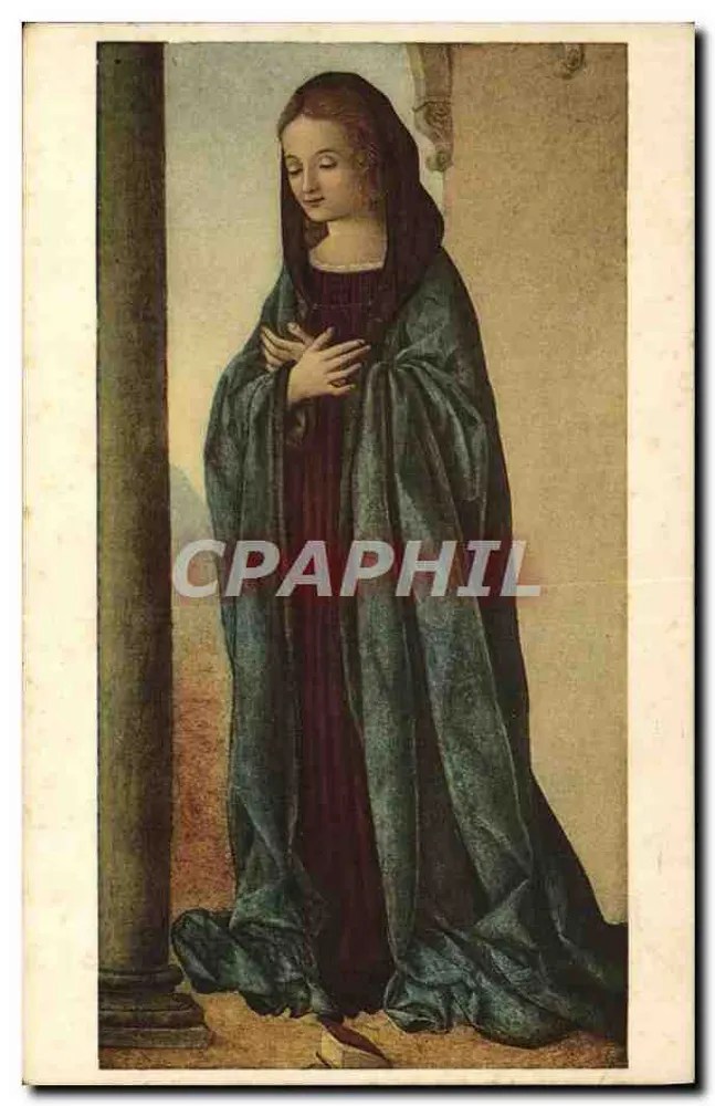 La Vierge annonciée — Melozzo da Forlì — Édition Roberto Hoesch, Milan - Recto