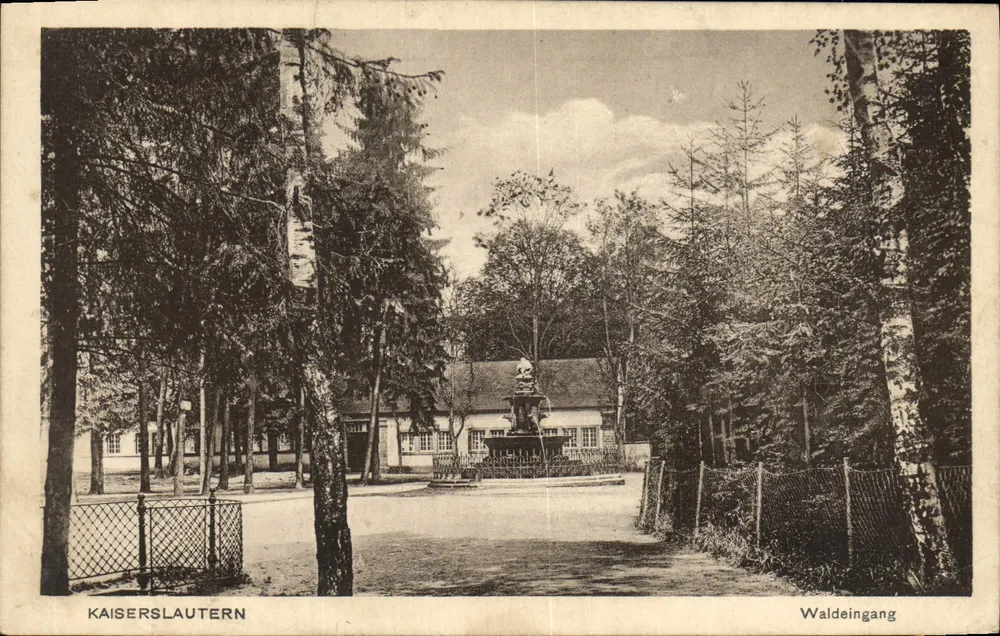 Kaiserslautern — Entrada da Floresta — Verlag von Christian Berg - Frente
