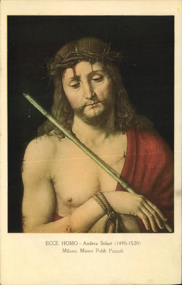 Ecce Homo — Andrea Solari (1490-1520) — Musée Poldi Pezzoli, Mailand - Vorderseite
