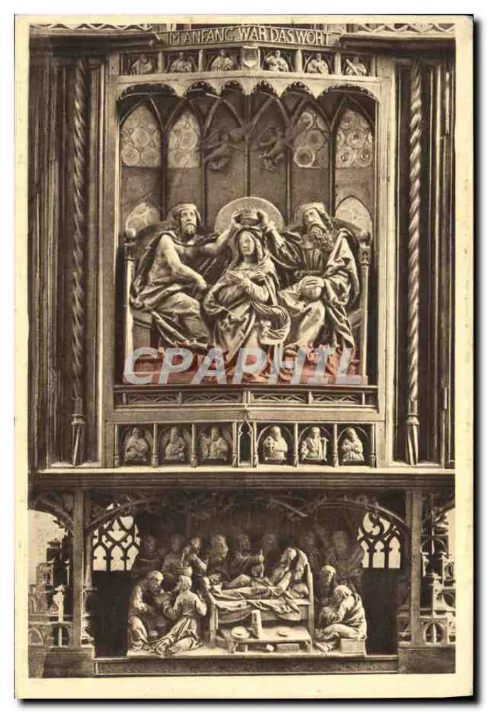 Rothenburg o.T. — Jakobskirche, Marienaltar von Tillmann Riemenschneider — Verlag Hermann A. Peters, Bonn - Vorderseite