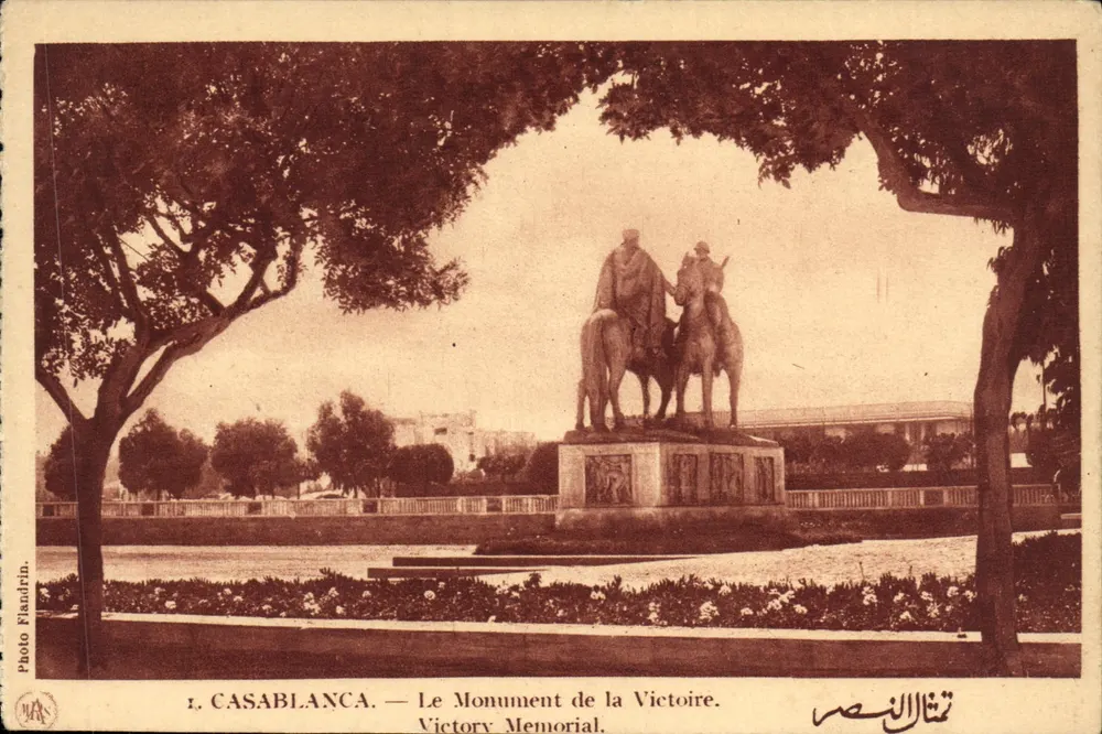 Casablanca — Denkmal der Sieges — Photo Flandrin - Vorderseite