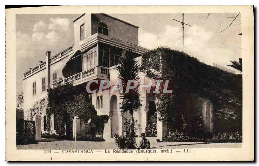 Casablanca — A Residência (Bousquet, arq.) — LL - Frente