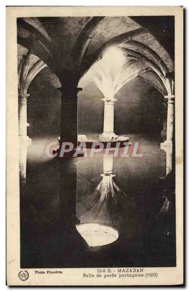 Sala de guarda portuguesa — Mazagan (1600) — Foto Flandrin, n° 53-2 G - Frente