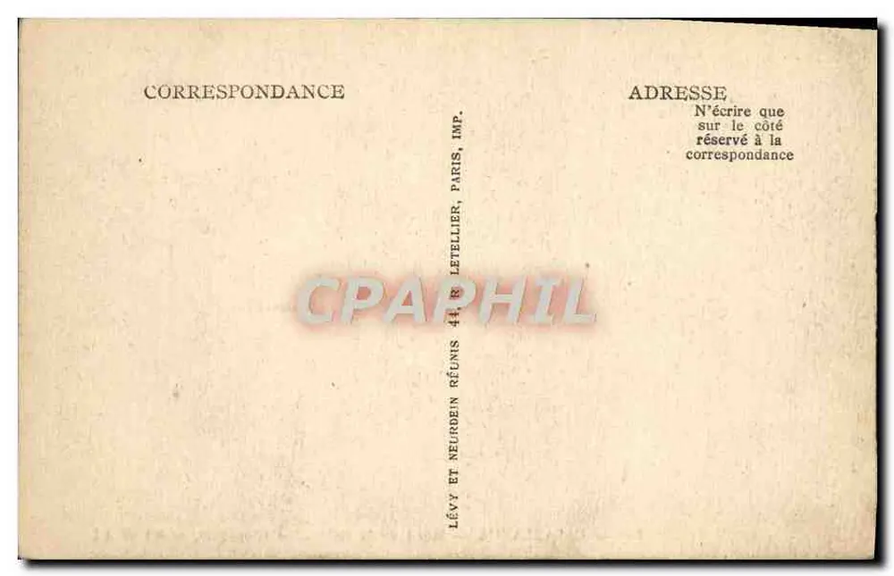 Casablanca — Hotel da Delegação (Bousquet, arq.) - Verso