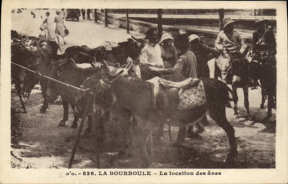 La Bourboule — A locação de jumentos — d'o. - 836 - Frente