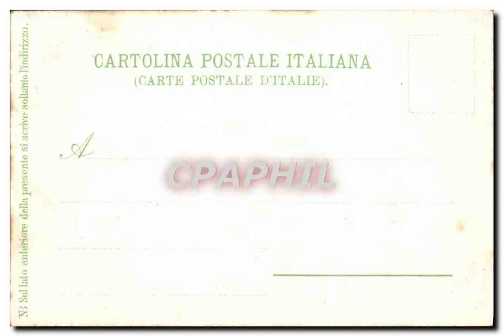 Napoli — Ansicht des Hafens und des Vesuvs — G. Blümlein & Co., Frankfurt a.M., Rapp. C. Imperiale, Napoli, n° 281 - Rückseite