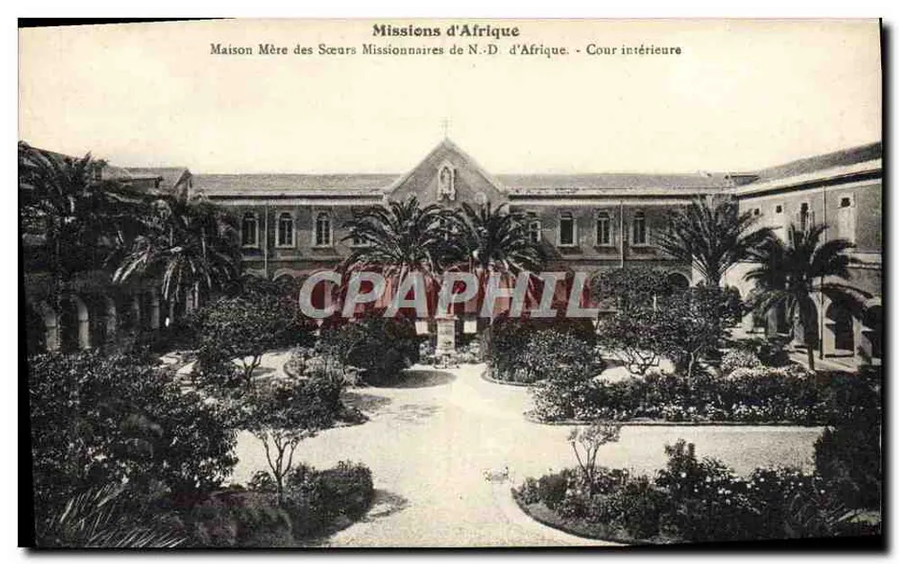 Mutterhaus der Missionsschwestern von N.-D. von Afrika — Hof — Verlag: Missionsschwestern von N.-D. von Afrika, Birmandreis (Algerien) - Vorderseite
