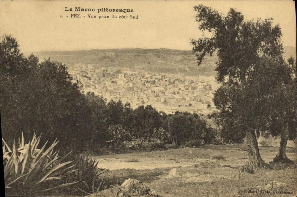 Fès — Pittoreske Ansicht vom Süden — P. Greberi, Foto Casablanca - Vorderseite