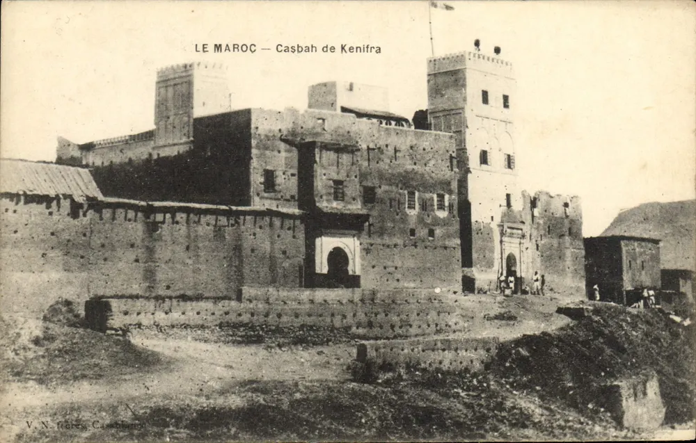 Casbah de Kenifra — Marrocos — V. N. Trèbes, Casablanca - Frente