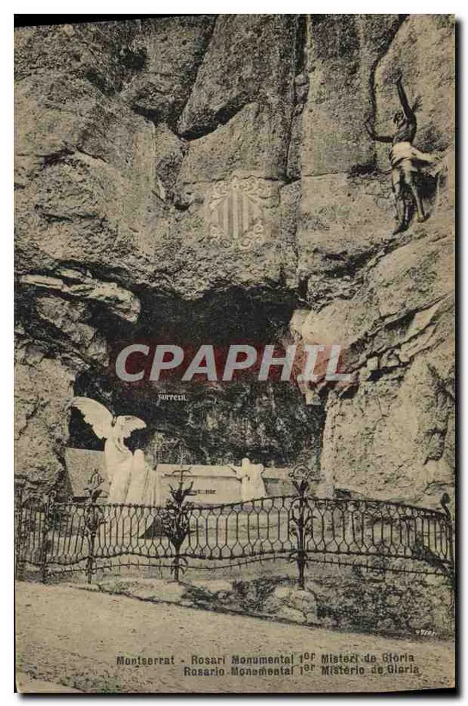 Montserrat - Monumentaler Rosenkranz 18. Geheimnis der Herrlichkeit — L. Roca - Vorderseite