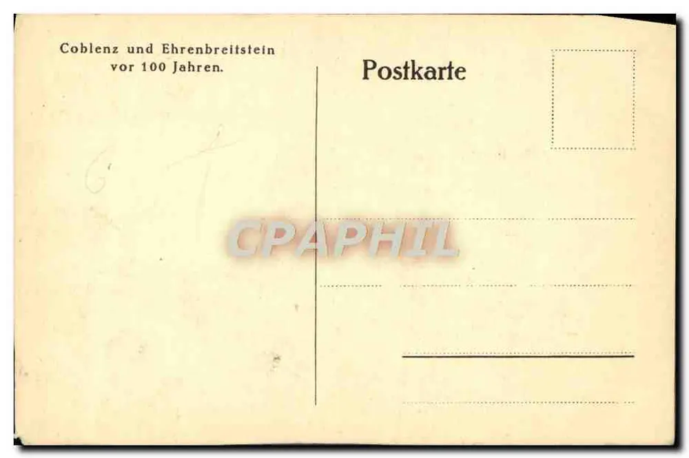 Januarius Fick — Retrato de um príncipe-bispo — Druck Deutsche Biographie, A. I. Siegburg - Verso