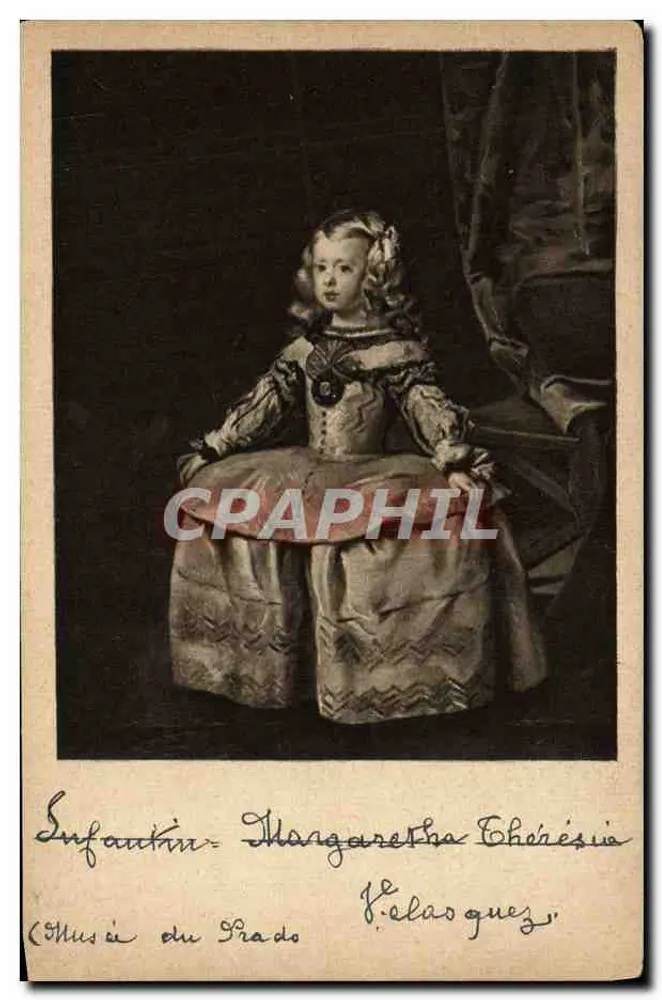 Infantin Margaretha Theresia — Werk von Velázquez — Ausgabe des Museums des Sächsischen Kunstinstituts, Frankfurt - Vorderseite
