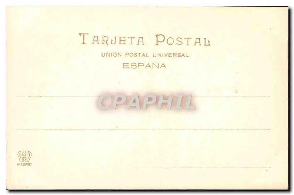 La Concepción — obra de Murillo — editada por Hauser y Menet, Madrid, n° 520 - Verso