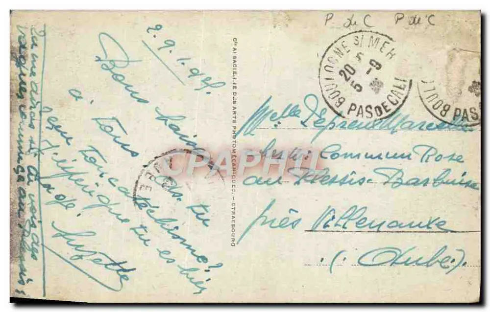 Boulogne-sur-Mer — Tempo forte — editor A.G. - Verso