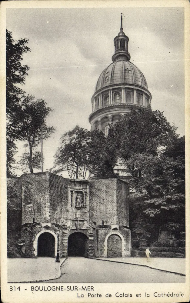 Boulogne-sur-Mer — Die Pforte von Calais und die Kathedrale — Édition des Cœurs de Paris n°314 - Vorderseite