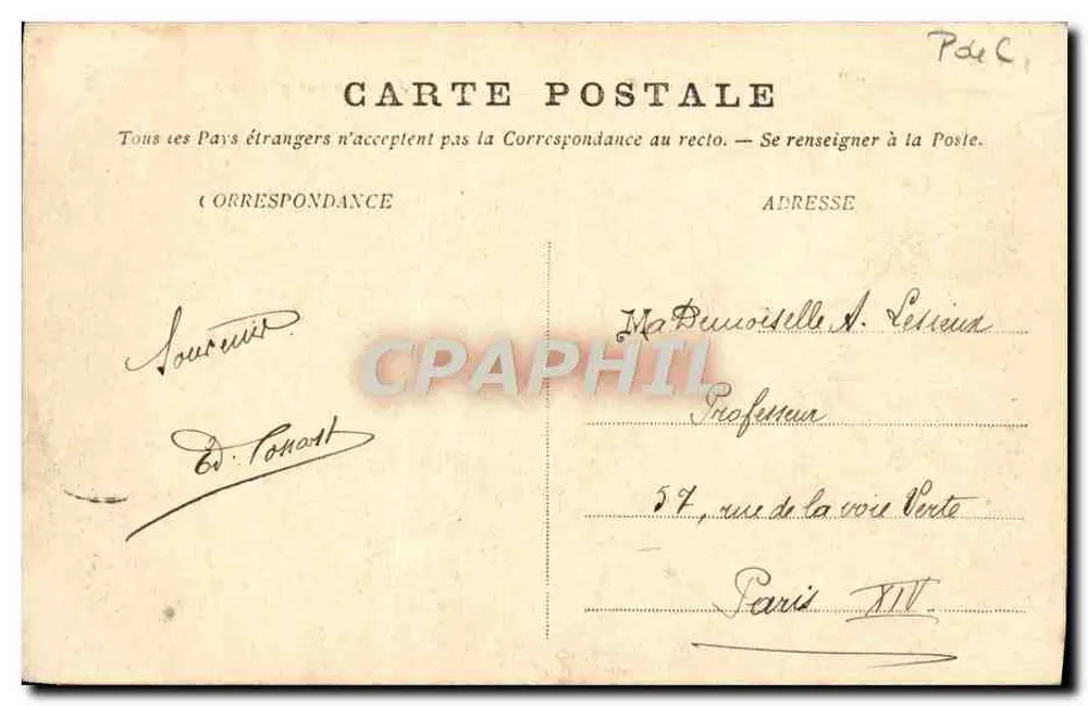 Boulogne-sur-Mer — Jettys und allgemeiner Blick — Postes Calais - Rückseite
