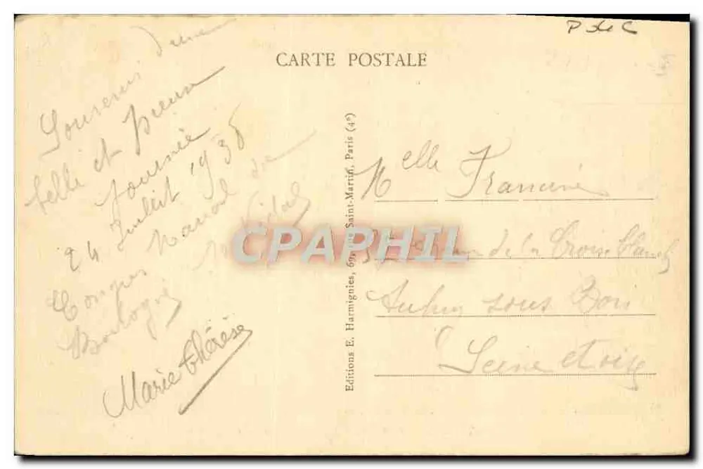 Boulogne-sur-Mer — Die Kathedrale — Der Hauptaltar — Harmignies - Rückseite