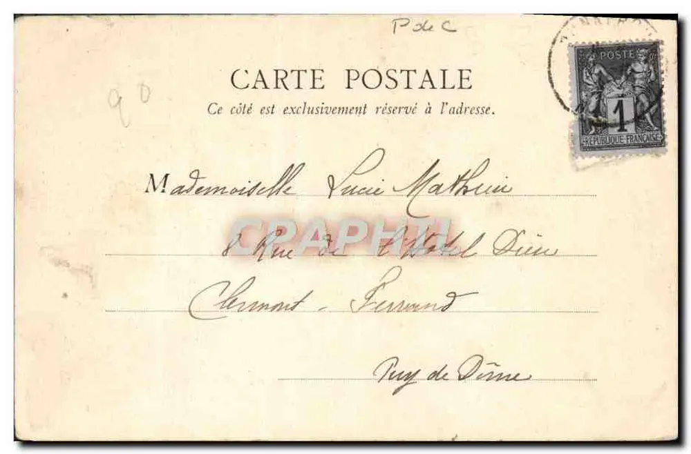 Boulogne-sur-Mer — Casinò — B.F., Parigi, numero di serie non visibile - Verso