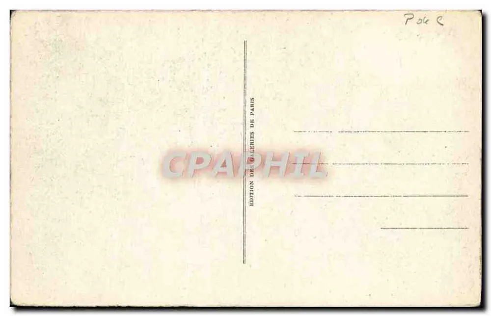 Boulogne-sur-Mer — Porte Gayole — Edition von Gaceries de Paris, n°11 - Rückseite