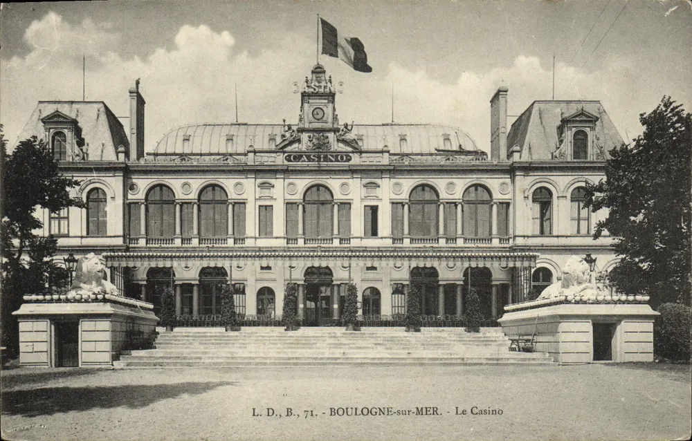 Boulogne-sur-Mer — Das Casino — L.D., B., 71 - Vorderseite