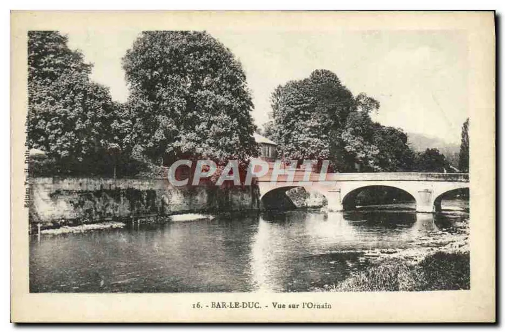 Bar-le-Duc — Vista sobre o Ornain — Edição T. H. Dalle - Frente