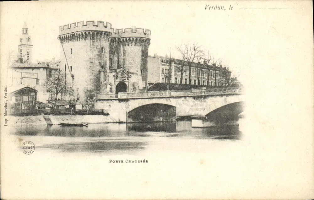 Porta Chaussée — Verdun — Imp. Marchal, Verdun - Frente