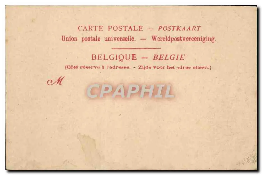Tal der Meuse. Anseremme. Ansicht des Brückens — n° 34 — Verleger nicht sichtbar - Rückseite