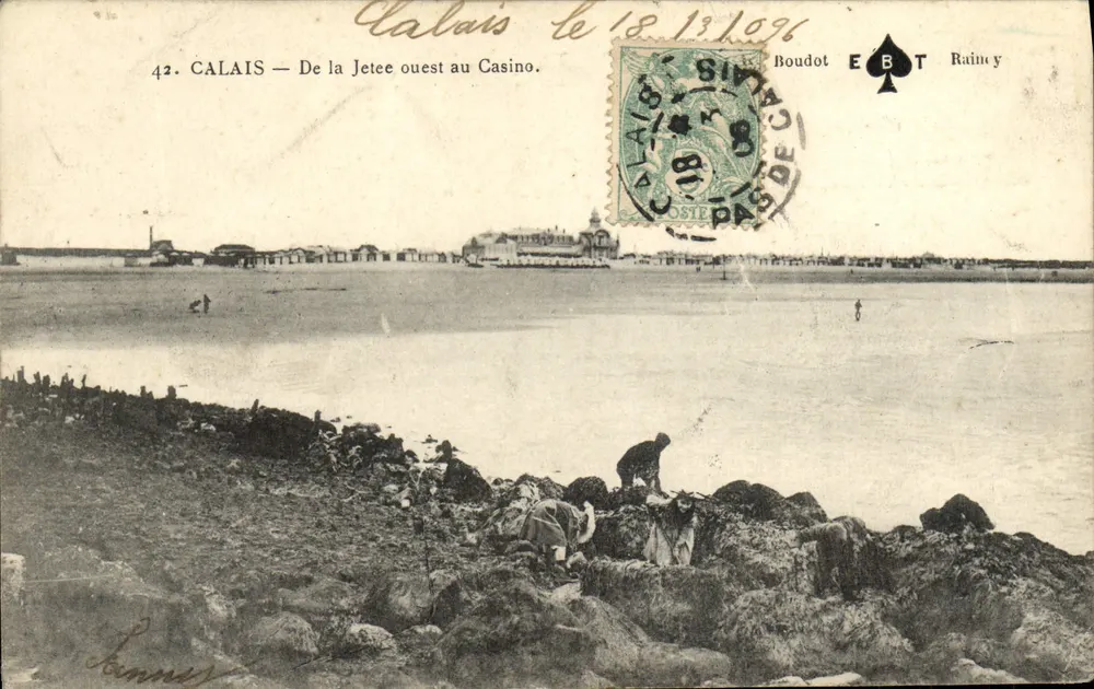 Calais — Von der Westmole zum Casino — Boudot EBT Rainy - Vorderseite